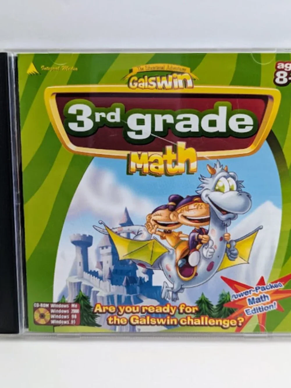 Galswin 3rd Grade Math PC CD-ROM Educational Game Ages 8-9
